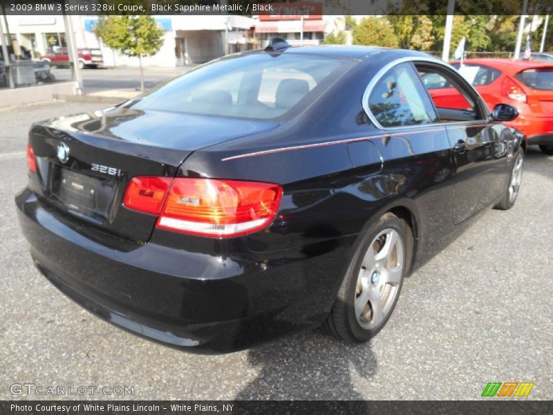 Black Sapphire Metallic / Black 2009 BMW 3 Series 328xi Coupe