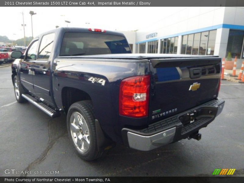 Imperial Blue Metallic / Ebony 2011 Chevrolet Silverado 1500 LTZ Crew Cab 4x4