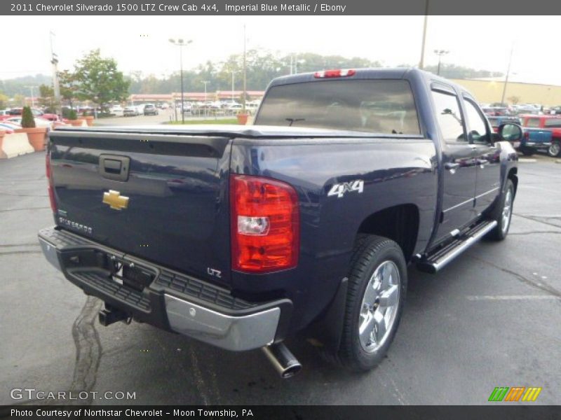 Imperial Blue Metallic / Ebony 2011 Chevrolet Silverado 1500 LTZ Crew Cab 4x4