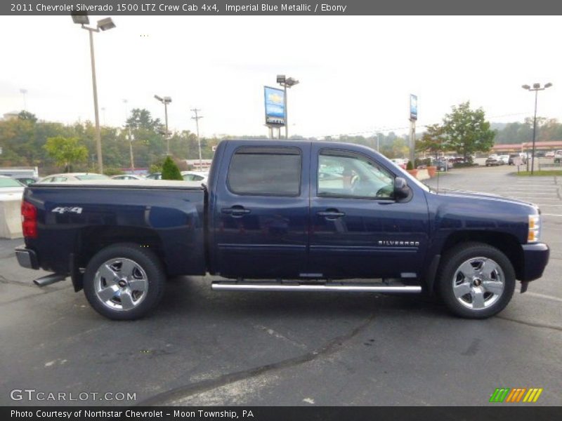 Imperial Blue Metallic / Ebony 2011 Chevrolet Silverado 1500 LTZ Crew Cab 4x4