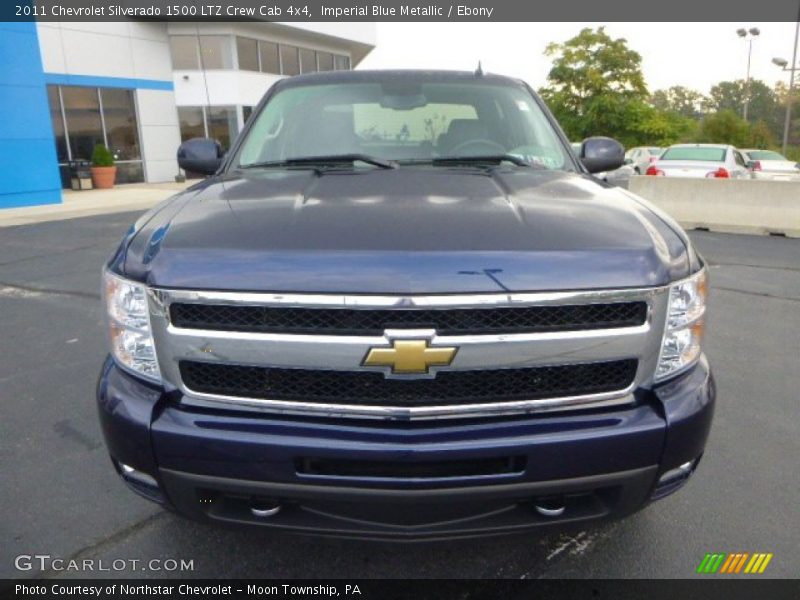 Imperial Blue Metallic / Ebony 2011 Chevrolet Silverado 1500 LTZ Crew Cab 4x4