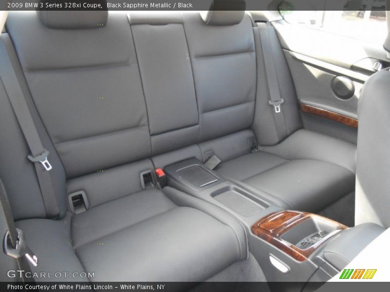 Black Sapphire Metallic / Black 2009 BMW 3 Series 328xi Coupe