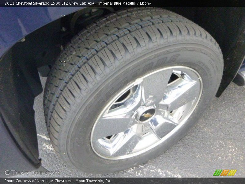 Imperial Blue Metallic / Ebony 2011 Chevrolet Silverado 1500 LTZ Crew Cab 4x4