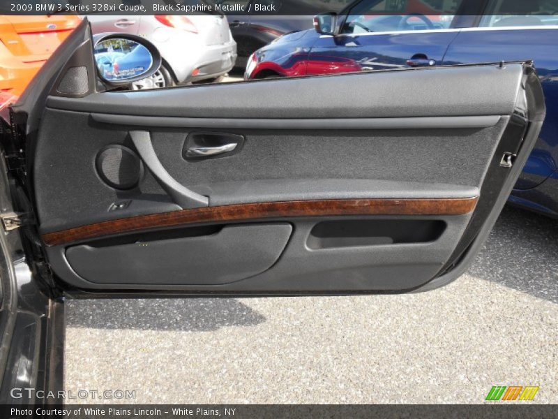 Black Sapphire Metallic / Black 2009 BMW 3 Series 328xi Coupe