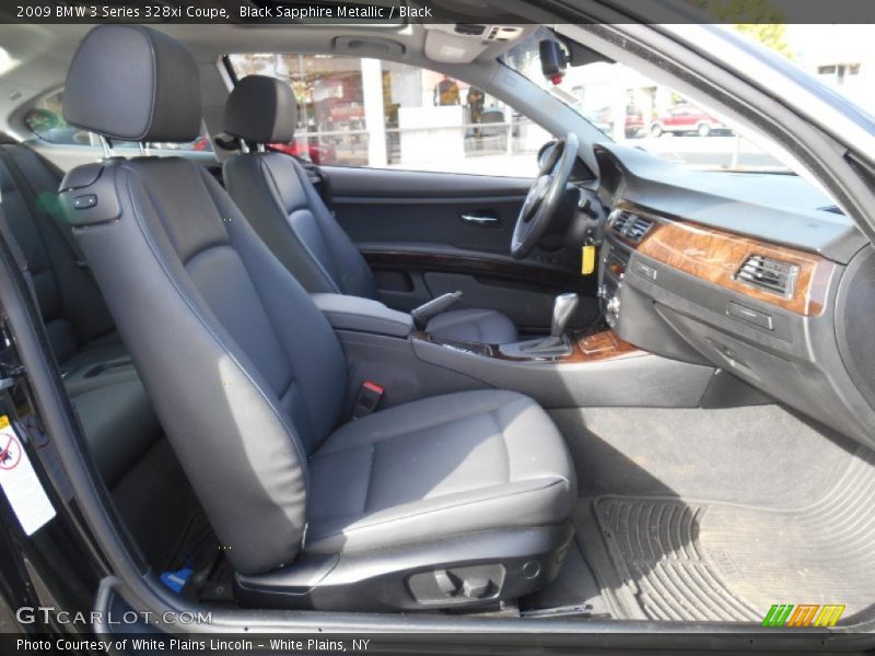 Black Sapphire Metallic / Black 2009 BMW 3 Series 328xi Coupe