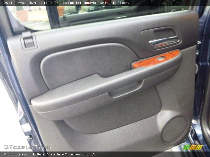 Imperial Blue Metallic / Ebony 2011 Chevrolet Silverado 1500 LTZ Crew Cab 4x4