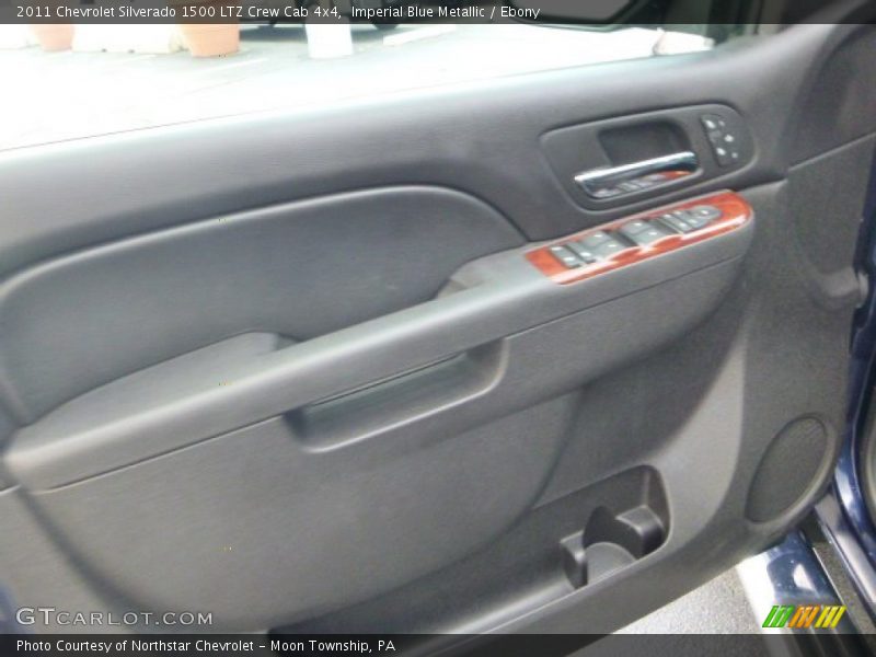Imperial Blue Metallic / Ebony 2011 Chevrolet Silverado 1500 LTZ Crew Cab 4x4