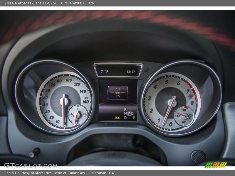  2014 CLA 250 250 Gauges