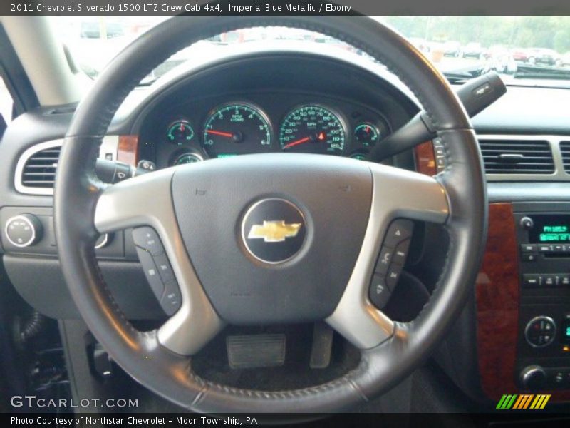 Imperial Blue Metallic / Ebony 2011 Chevrolet Silverado 1500 LTZ Crew Cab 4x4