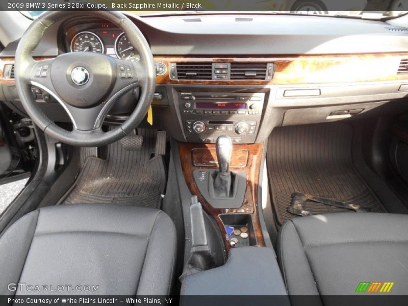Black Sapphire Metallic / Black 2009 BMW 3 Series 328xi Coupe