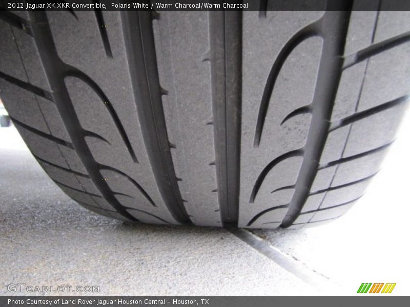 Polaris White / Warm Charcoal/Warm Charcoal 2012 Jaguar XK XKR Convertible