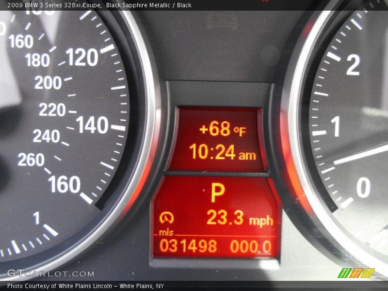Black Sapphire Metallic / Black 2009 BMW 3 Series 328xi Coupe
