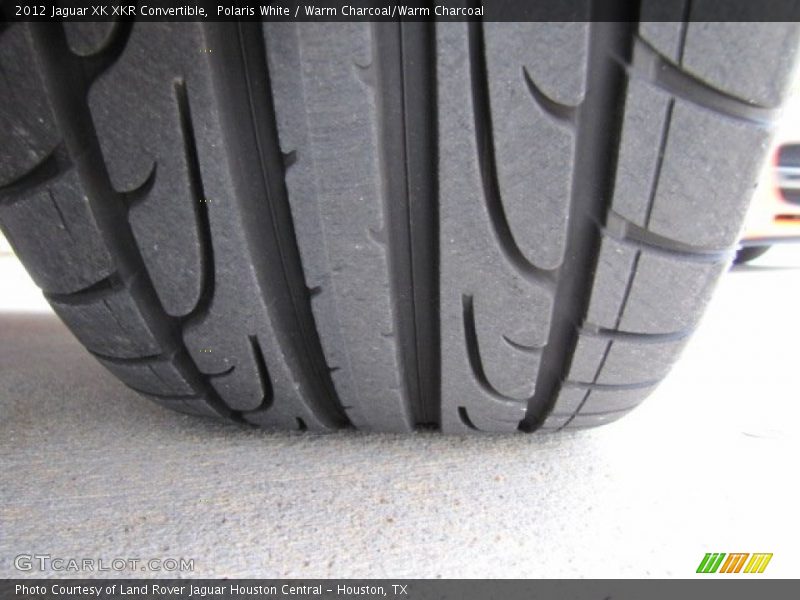 Polaris White / Warm Charcoal/Warm Charcoal 2012 Jaguar XK XKR Convertible
