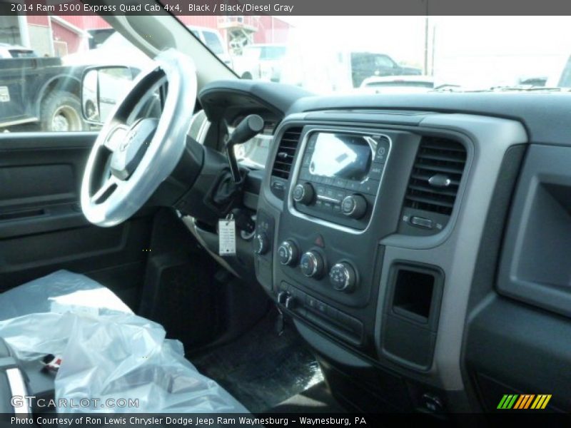 Black / Black/Diesel Gray 2014 Ram 1500 Express Quad Cab 4x4
