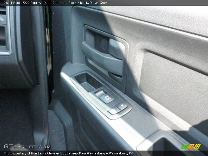 Black / Black/Diesel Gray 2014 Ram 1500 Express Quad Cab 4x4