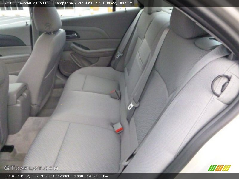 Champagne Silver Metallic / Jet Black/Titanium 2013 Chevrolet Malibu LS