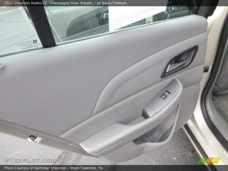 Champagne Silver Metallic / Jet Black/Titanium 2013 Chevrolet Malibu LS