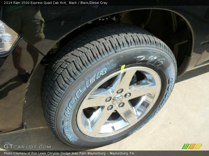 Black / Black/Diesel Gray 2014 Ram 1500 Express Quad Cab 4x4