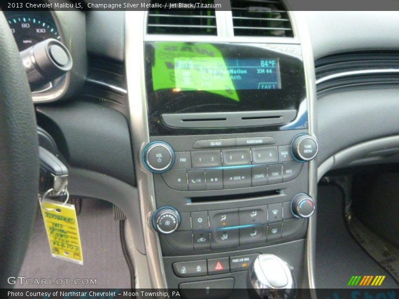 Champagne Silver Metallic / Jet Black/Titanium 2013 Chevrolet Malibu LS