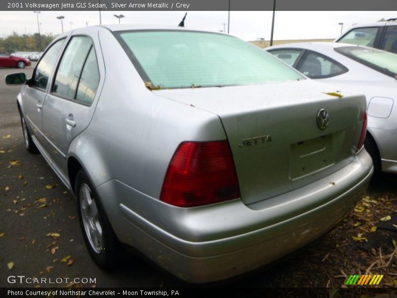 Silver Arrow Metallic / Grey 2001 Volkswagen Jetta GLS Sedan