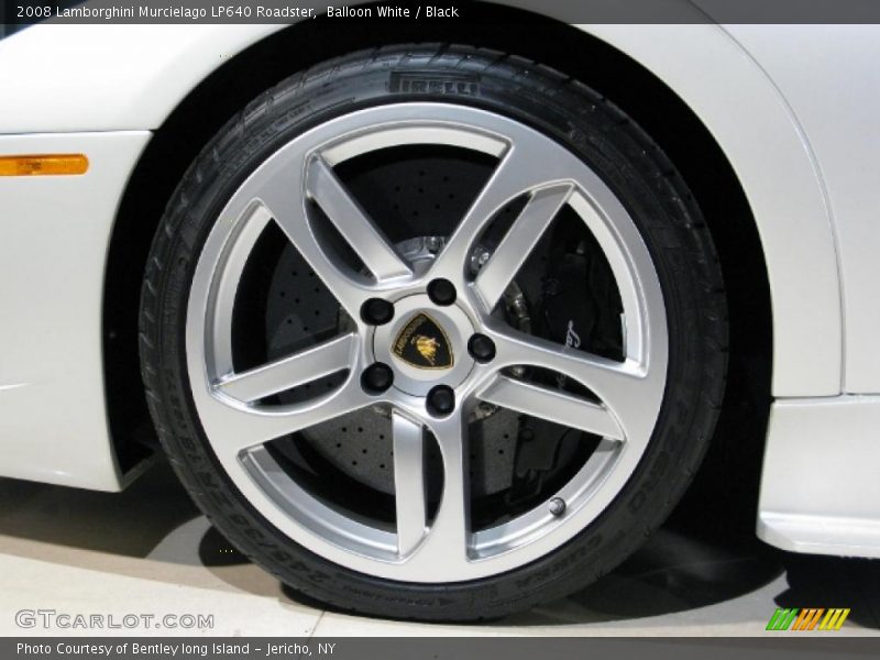 Balloon White / Black 2008 Lamborghini Murcielago LP640 Roadster