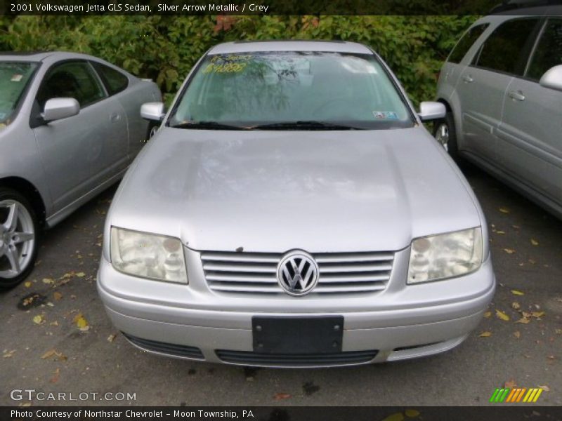 Silver Arrow Metallic / Grey 2001 Volkswagen Jetta GLS Sedan