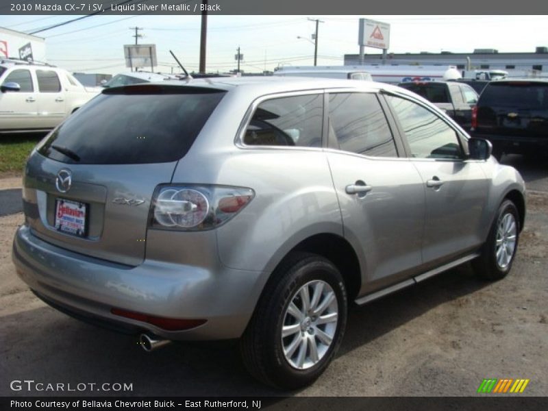 Liquid Silver Metallic / Black 2010 Mazda CX-7 i SV
