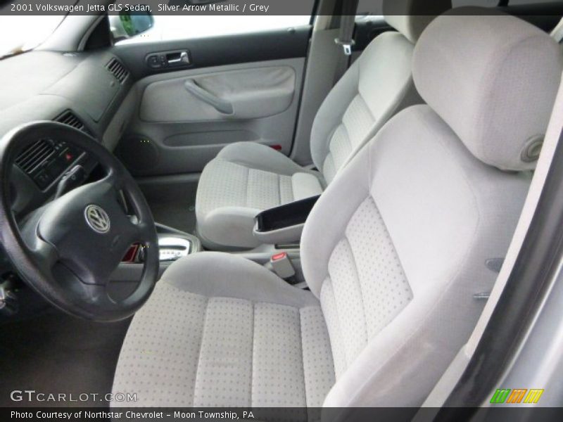 Silver Arrow Metallic / Grey 2001 Volkswagen Jetta GLS Sedan