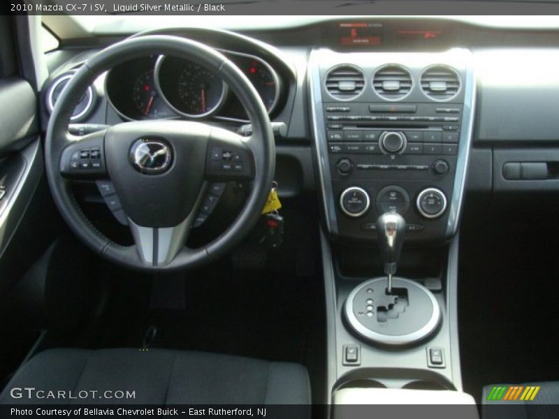Liquid Silver Metallic / Black 2010 Mazda CX-7 i SV