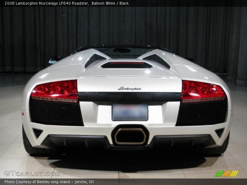 Balloon White / Black 2008 Lamborghini Murcielago LP640 Roadster