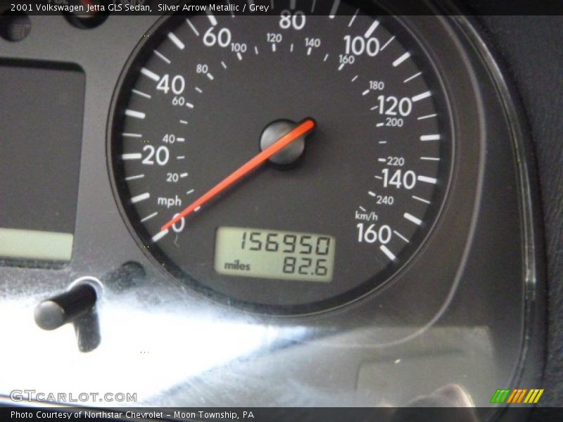 Silver Arrow Metallic / Grey 2001 Volkswagen Jetta GLS Sedan