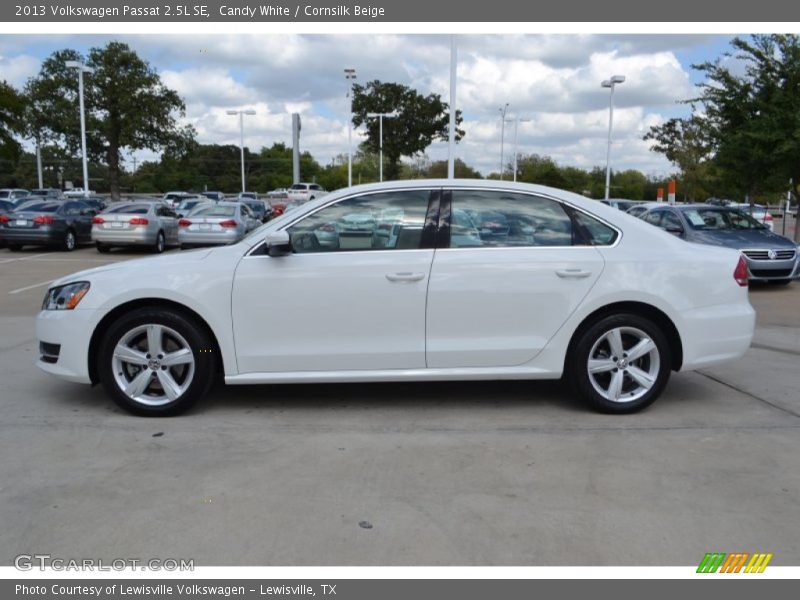 Candy White / Cornsilk Beige 2013 Volkswagen Passat 2.5L SE