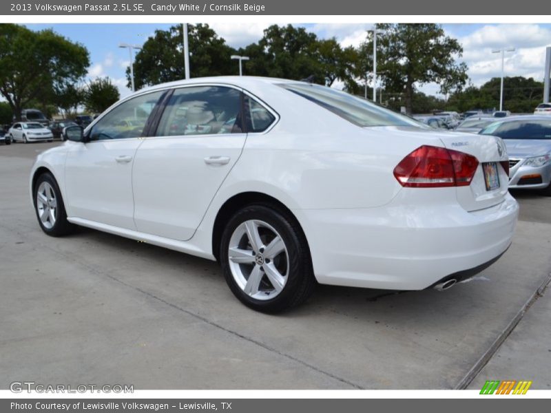 Candy White / Cornsilk Beige 2013 Volkswagen Passat 2.5L SE