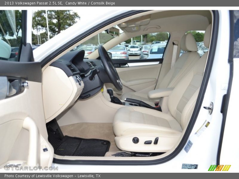 Candy White / Cornsilk Beige 2013 Volkswagen Passat 2.5L SE