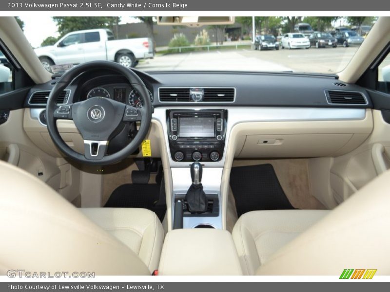 Candy White / Cornsilk Beige 2013 Volkswagen Passat 2.5L SE