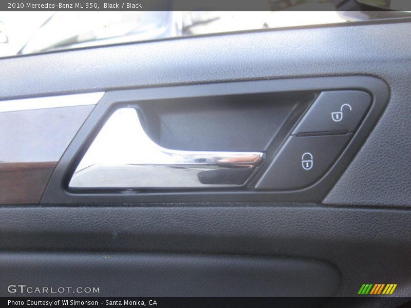 Black / Black 2010 Mercedes-Benz ML 350