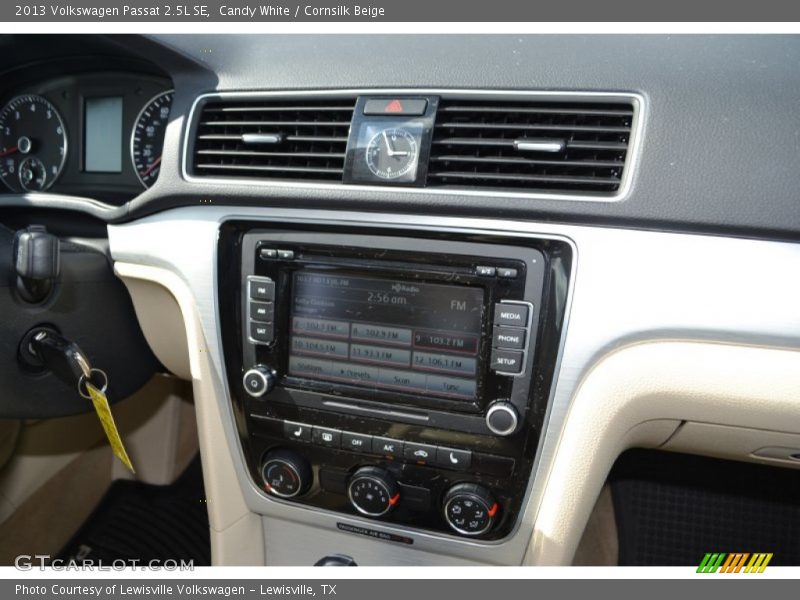 Candy White / Cornsilk Beige 2013 Volkswagen Passat 2.5L SE