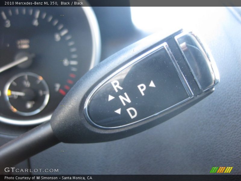 Black / Black 2010 Mercedes-Benz ML 350