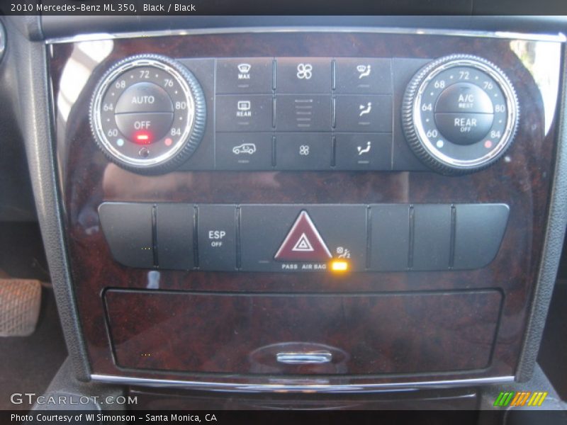 Black / Black 2010 Mercedes-Benz ML 350