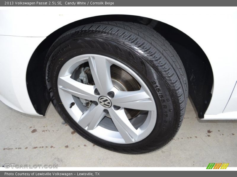 Candy White / Cornsilk Beige 2013 Volkswagen Passat 2.5L SE