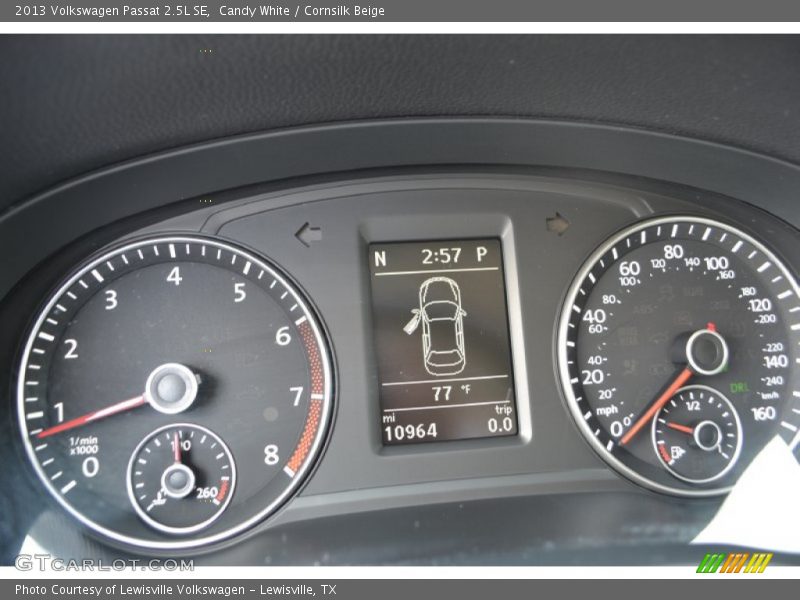 Candy White / Cornsilk Beige 2013 Volkswagen Passat 2.5L SE