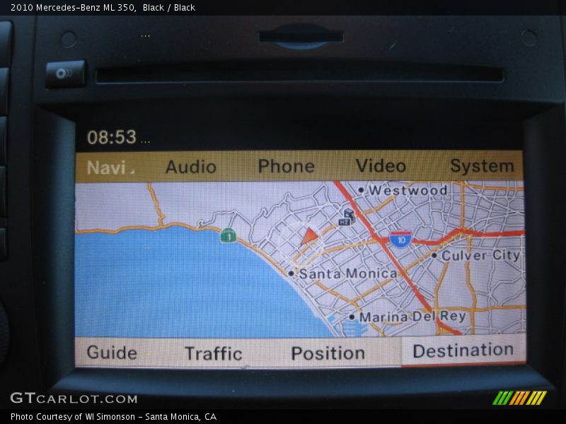 Black / Black 2010 Mercedes-Benz ML 350