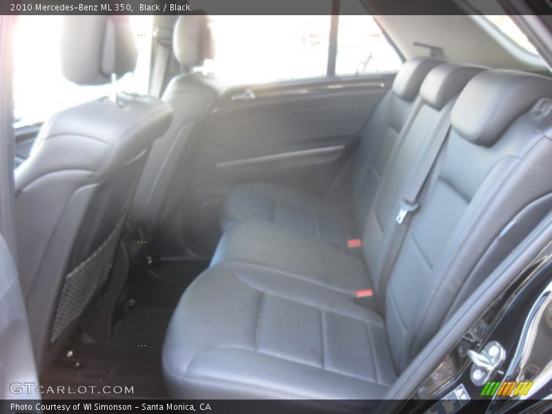 Black / Black 2010 Mercedes-Benz ML 350