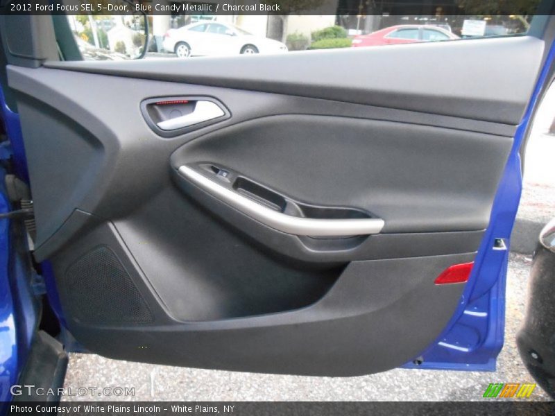 Blue Candy Metallic / Charcoal Black 2012 Ford Focus SEL 5-Door