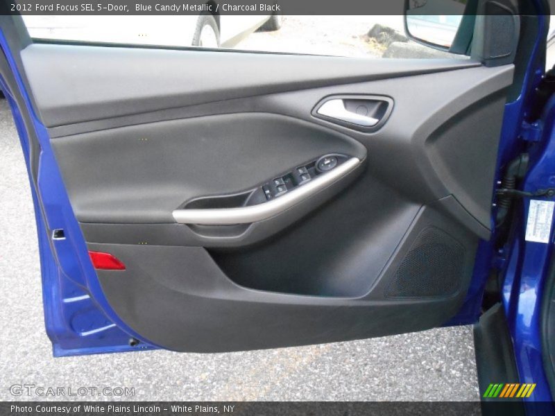 Blue Candy Metallic / Charcoal Black 2012 Ford Focus SEL 5-Door