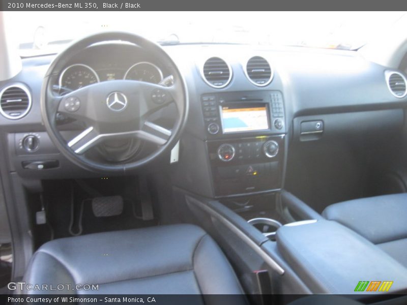 Black / Black 2010 Mercedes-Benz ML 350