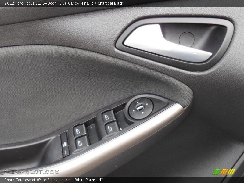 Blue Candy Metallic / Charcoal Black 2012 Ford Focus SEL 5-Door