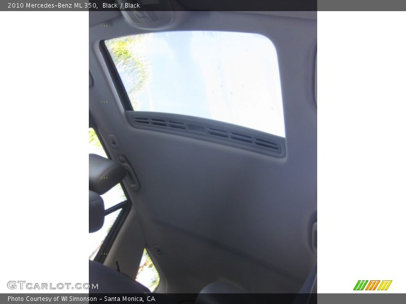 Black / Black 2010 Mercedes-Benz ML 350
