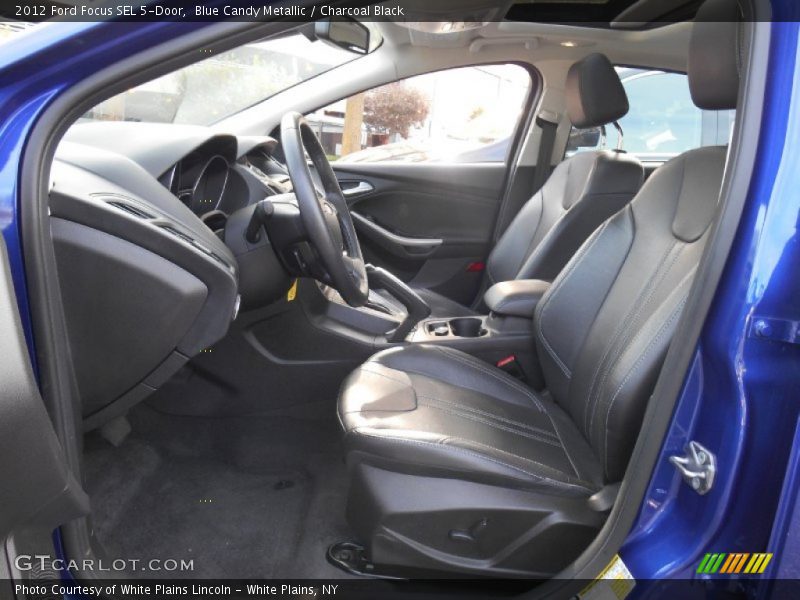 Blue Candy Metallic / Charcoal Black 2012 Ford Focus SEL 5-Door