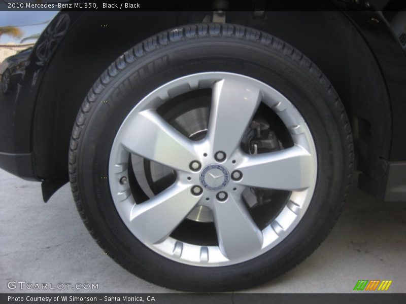 Black / Black 2010 Mercedes-Benz ML 350